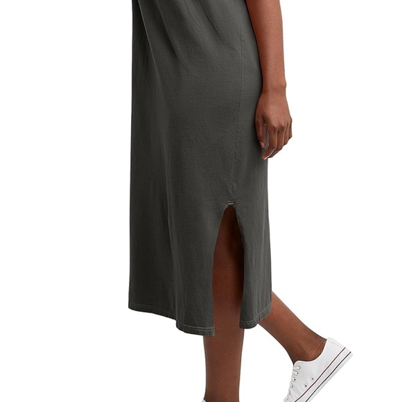 Hanes Comfort Wash Midi Dress - Picture 2 of 2